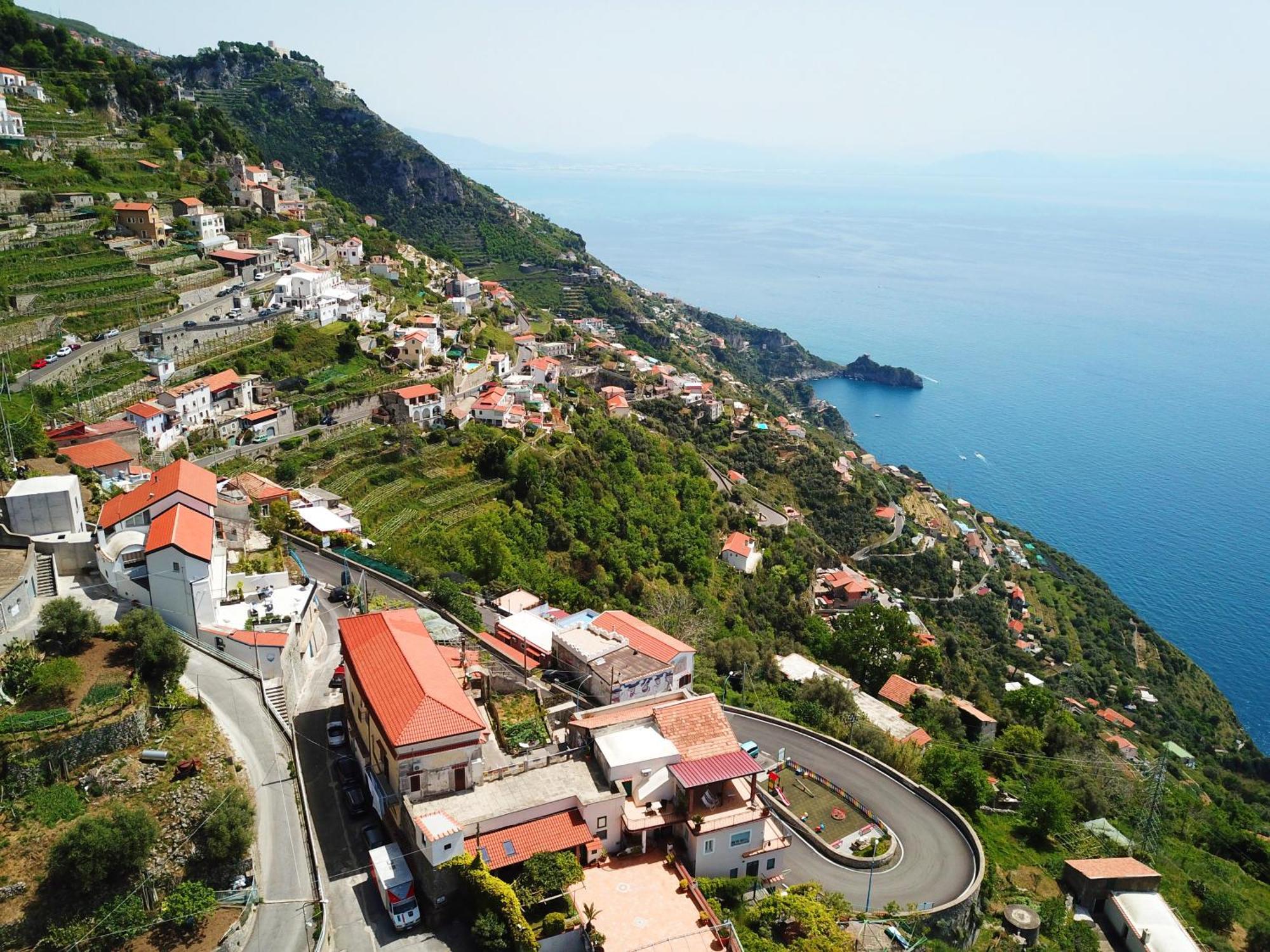 B&B Blue View Furore Exterior foto